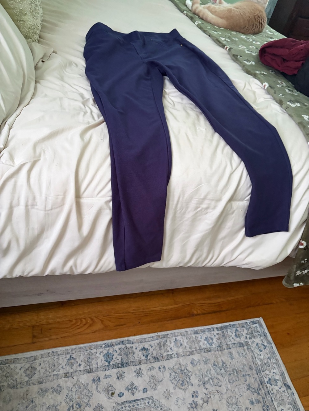 Stylish Women's Navy Blue Ponte Leggings